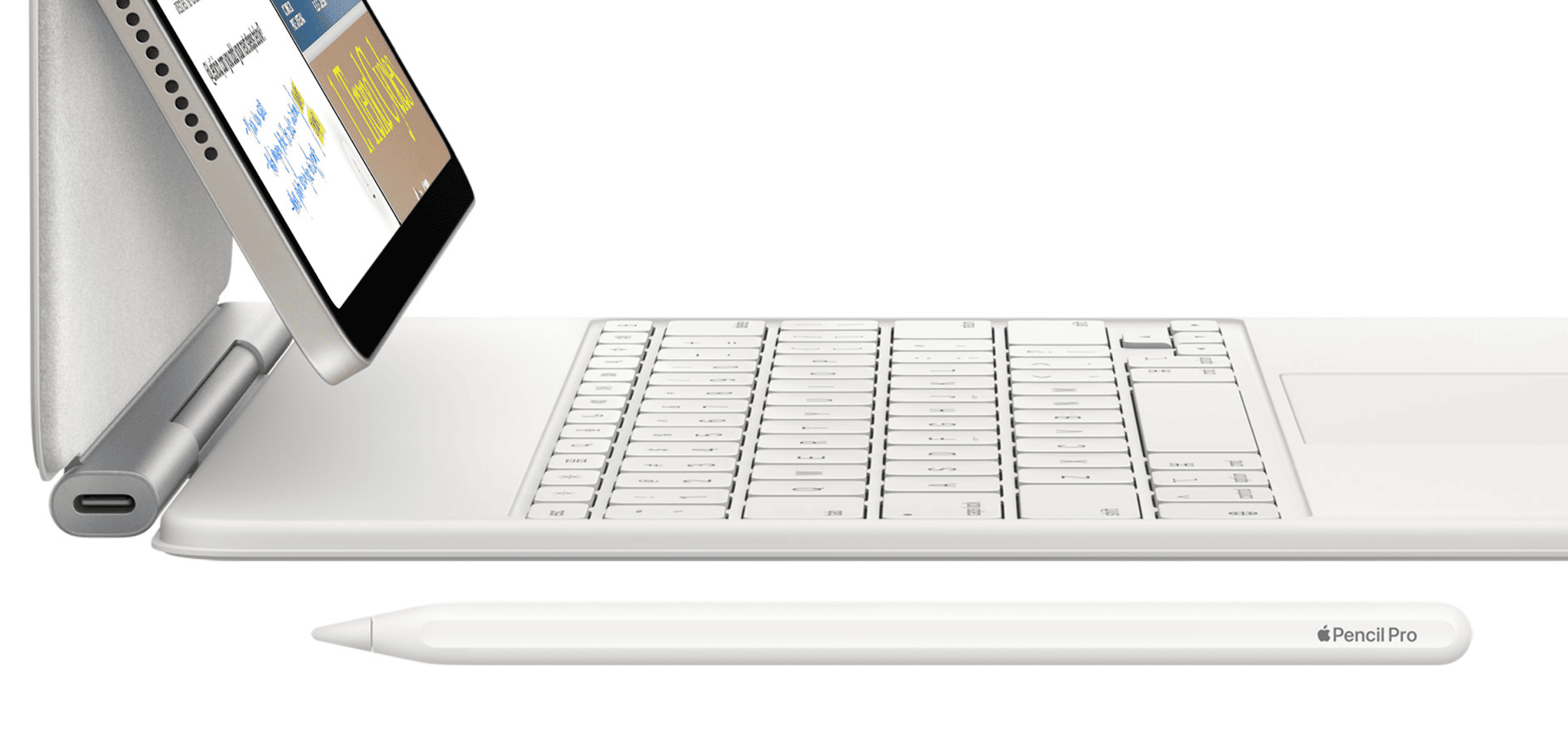 iPad本体 iPad Air + Magic keyboard +Apple Pencil Magic Keyboard for iPad Air 11-inch (M2) - Japanese - White
